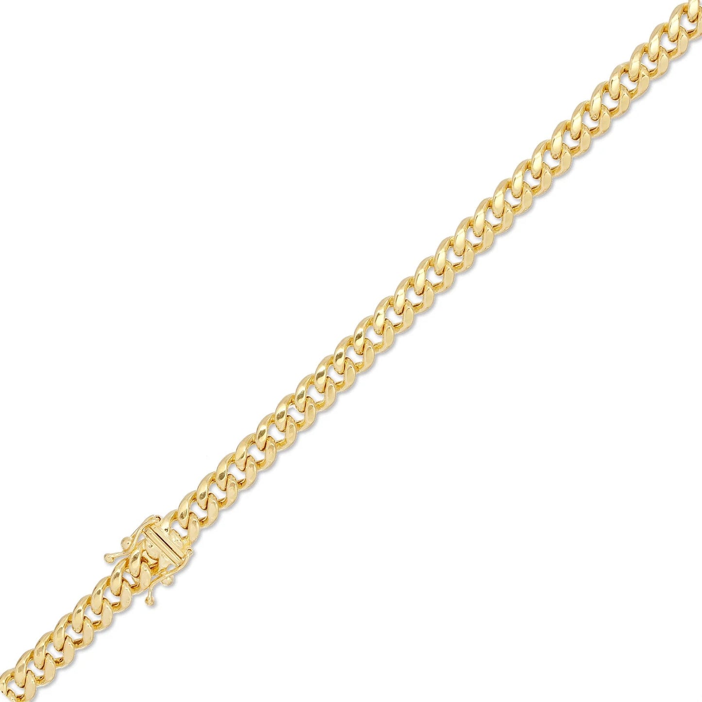 10kt Gold Hollow Miami Cuban Chain 160 / 6mm, 18 inches - 24 inches