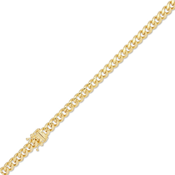 10kt Gold Hollow Miami Cuban Chain 160 / 6mm, 18 inches - 24 inches