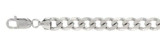 925 Sterling Silver Curb Chain 300 / 10.7mm, 16 inches - 30 inches