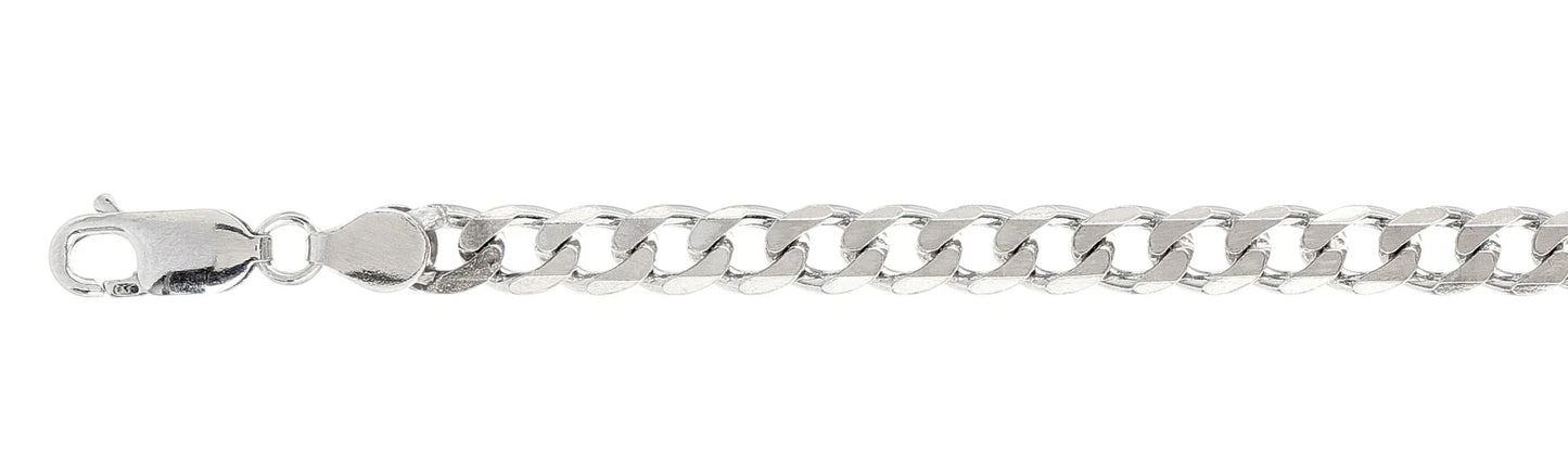 925 Sterling Silver Curb Chain 150 / 5.5mm, 16 inches - 30 inches