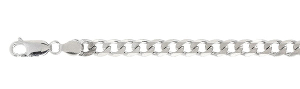925 Sterling Silver Curb Chain 150 / 5.5mm, 16 inches - 30 inches