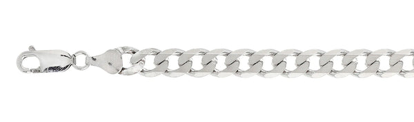 925 Sterling Silver Curb Chain 180 / 6.5mm, 16 inches - 30 inches